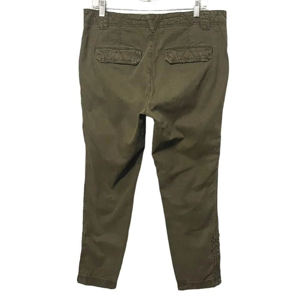 FREE PEOPLE Army Green Casual Pants 10